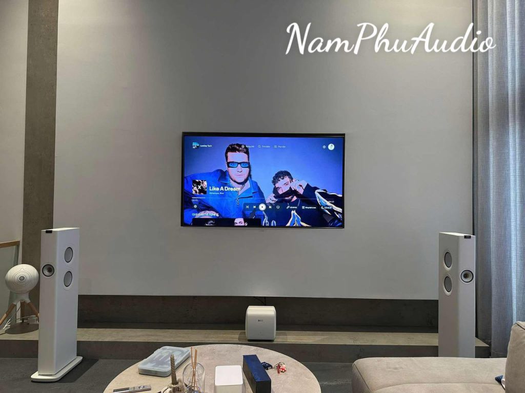 Hệ thống âm thanh với loa KEF Điện Tử Nam Phú tư vấn lắp đặt