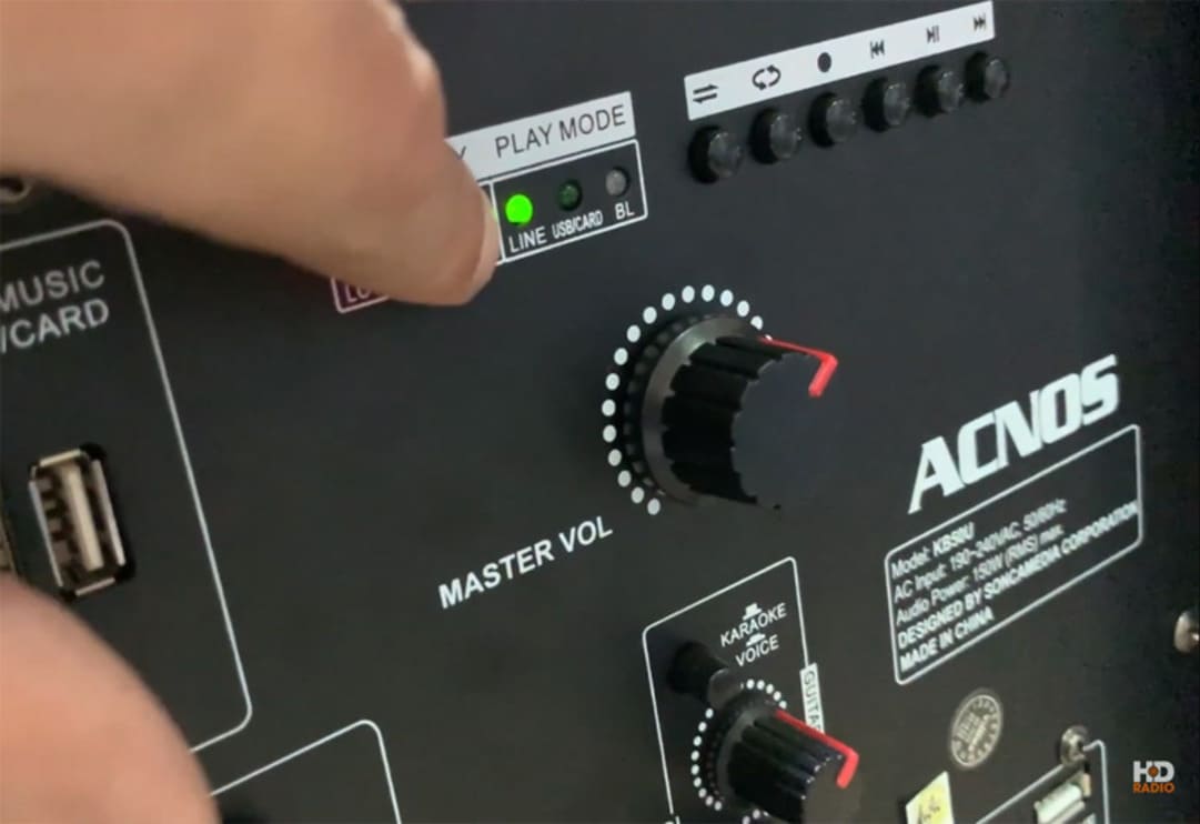 Cách thiết lập âm thanh tivi & loa kéo khi hát karaoke