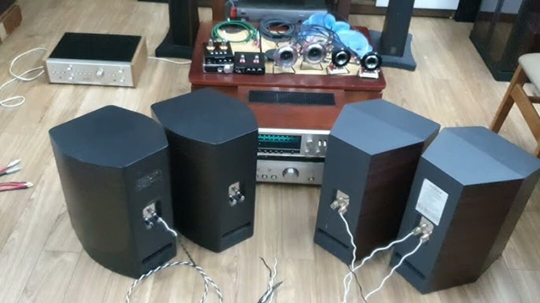 đấu 2 đôi loa vào 1 amply