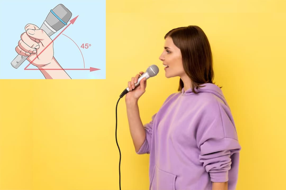 Hướng dẫn tư thế cầm micro chuẩn