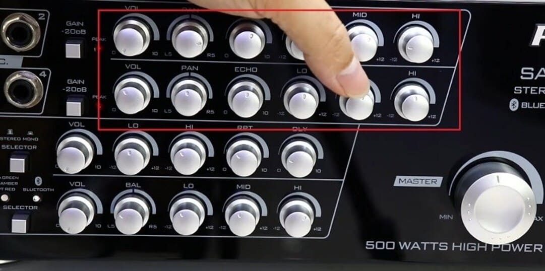 cách chỉnh amply karaoke hay